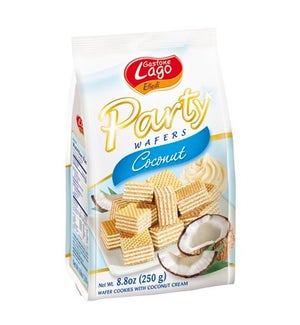 Lago Party Wafers Bags - COCONUT 250 g * 10